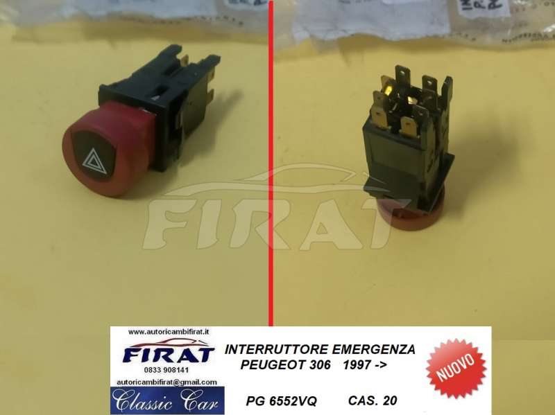 INTERRUTTORE EMERGENZA PEUGEOT 306 97->